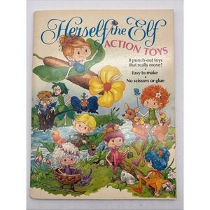 Scholastic Herself the Elf action toys punch out toy 1984 NOS Vintage Unused